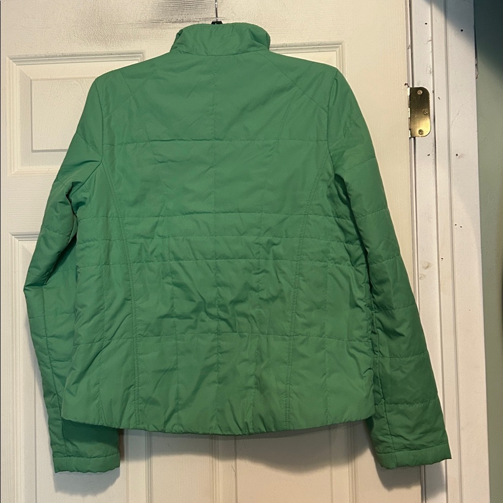 Athletic Works Lightweight Green Puffer Jacket Si… - image 5